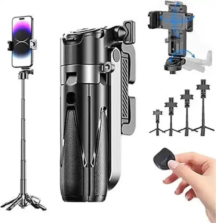 Jmary Mt18 Mini Selfie Stick Tripod 4 Sections Extenable...